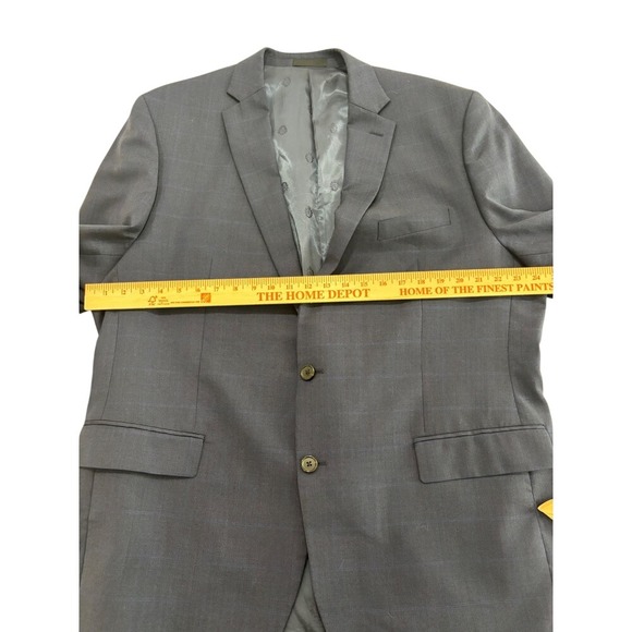 Brooks Brothers Men's 42R Pinstripe Wool Blend Suit Blazer Jacket - Picture 9 of 11